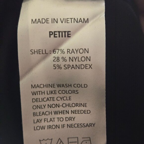 Quince NWT Ultra Stretch Ponte Skinny Pant Black Pull On Pockets Size Xlp - Picture 7 of 9